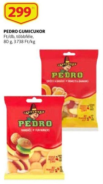 Auchan Pedro gumicukor 80g ajánlat