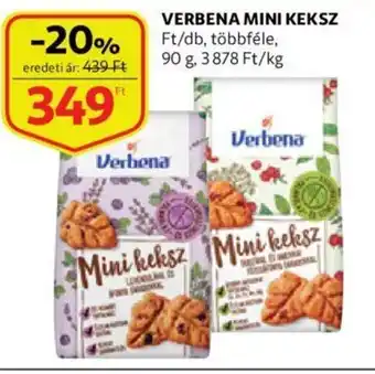 Verbena mini keksz 90g