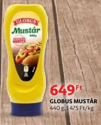 Auchan Globus mustár 440g ajánlat