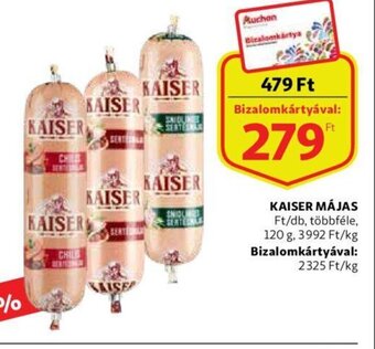 Auchan Kaiser májas 120g ajánlat