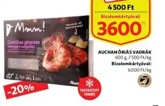 Auchan óriás vadrák 600g