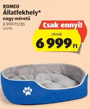 ALDI Romeo Állatfekhely nagy méretű 1db ajánlat