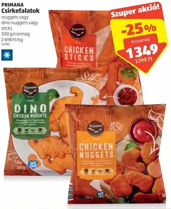 ALDI Primana Csirkefalatok 500g ajánlat