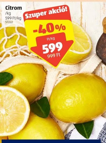 ALDI Citrom 1kg ajánlat