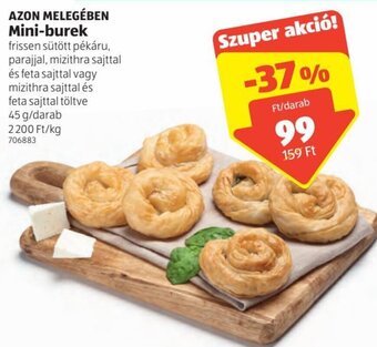 ALDI Azon Melegében Mini-burek 45g ajánlat