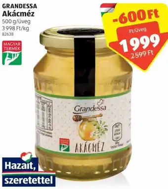 ALDI Grandessa Akácméz 500g ajánlat