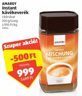 ALDI Amaroy Instant kávékeverék 200g ajánlat