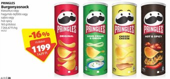 Pringles Burgonyasnack 165g
