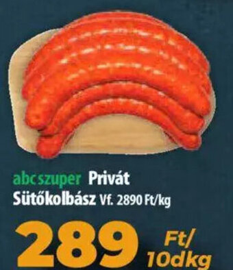 Coop Privát Sütőkolbász 10 dkg ajánlat