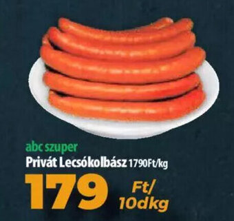 Coop Privát Lecsókolbász 10 dkg ajánlat