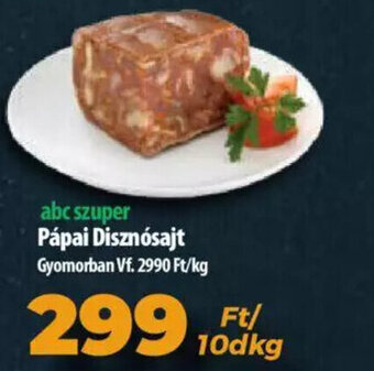 Coop Pápai Disznósajt 10 dkg ajánlat