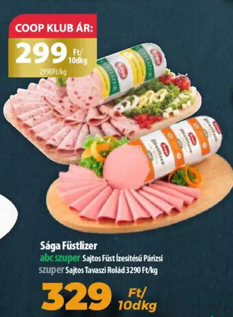 Coop Sága Füstlizer 10 dkg ajánlat