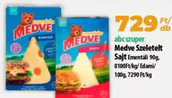 Coop Medve szeletelt sajt 90g / 100g ajánlat