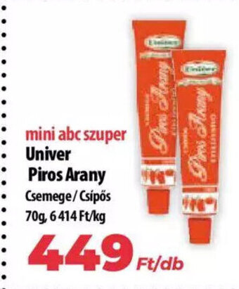 Coop Univer piros arany 70g ajánlat