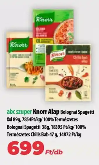 Coop Knorr alap 89 / 38 / 47g ajánlat