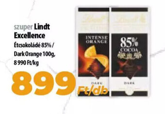 Coop Lindt excellence étcsokoládé 100g ajánlat