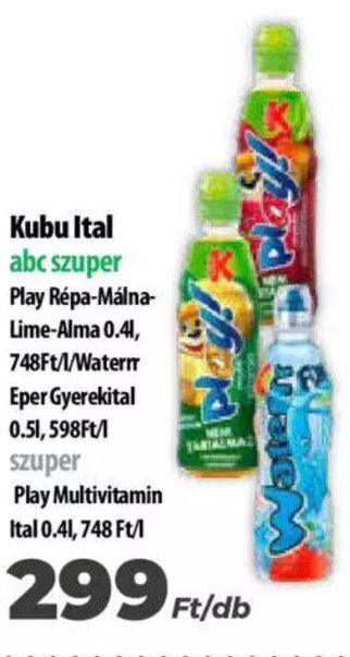 Coop Kubu ital 0.4l / 0.5l ajánlat
