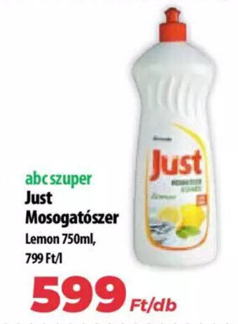 Coop Just mosogatószer 750ml ajánlat