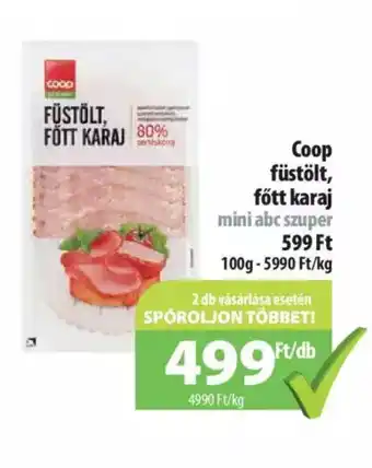 Coop Coop füstölt, főtt karaj 100g ajánlat