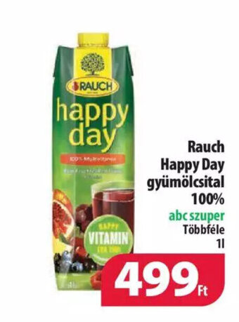 Coop Rauch Happy Day gyümölcsital 1l ajánlat
