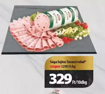 Coop Sága Sajtos tavaszi rolád 1kg ajánlat