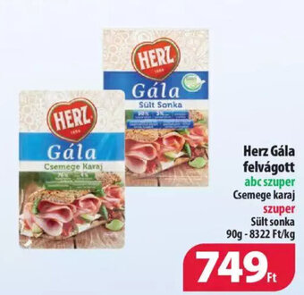Coop Herz Gála felvágott 90g ajánlat