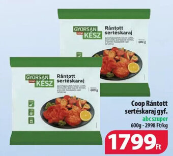 Coop Coop Rántott sertéskaraj gyf 600g ajánlat