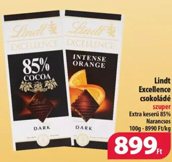 Coop Lindt Excellence csokoládé 100g ajánlat