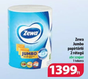 Coop Zewa Jumbo papírtörlő 2 rétegű 1 tekercs ajánlat