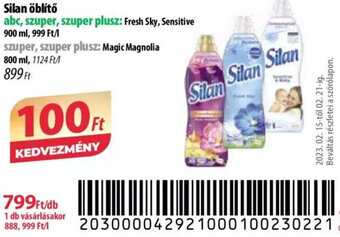 Coop Silan öblítő 900/800ml ajánlat