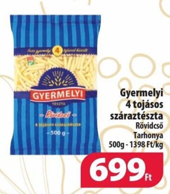 Coop Gyermelyi 4 tojásos száraztészta 500g ajánlat