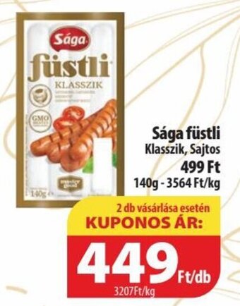Coop Sága Füstli 140g ajánlat