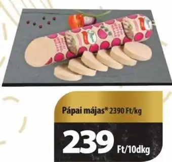 Coop Pápai májas 10dkg ajánlat