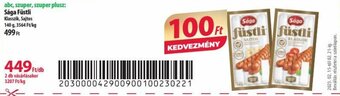Coop Sága Füstli klasszik, sajtos 140g ajánlat