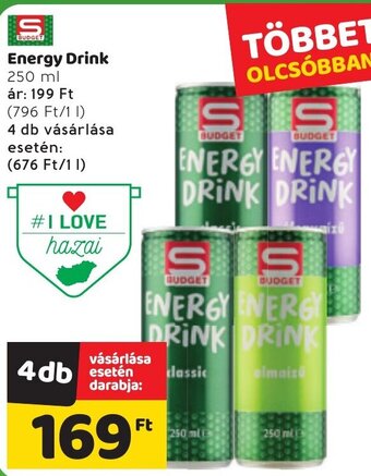 Spar Energy drink 250ml ajánlat