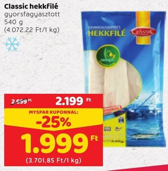 Spar Classic hekkfilé 540g ajánlat