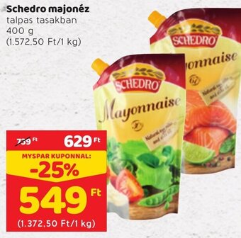 Spar Schedro majonéz 400g ajánlat