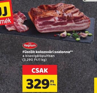 Spar Füstölt kolozsvári szalonna 10dkg ajánlat