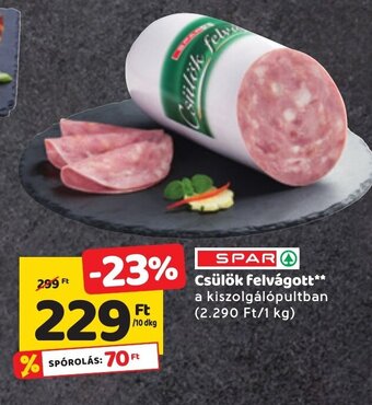 Spar Csülök felvágott 10dkg ajánlat
