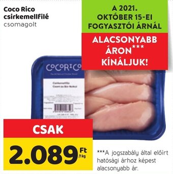 Spar Coco Rico csirkemellfilé 1kg ajánlat