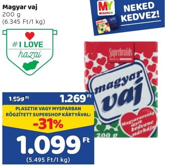Spar Magyar vaj 200g ajánlat