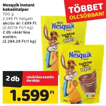 Spar Nesquik instant kakaóitalpor 700g ajánlat