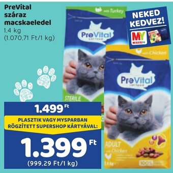 Spar Prevital száraz macskaeledel 1,4 kg ajánlat