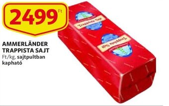 Auchan Ammerländer Trappista sajt 1 kg ajánlat