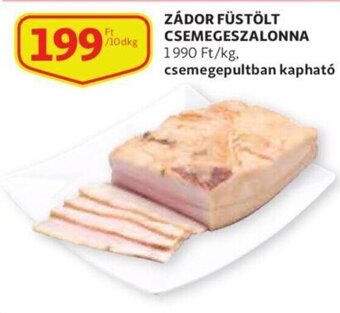 Auchan Zádor füstölt csemegeszalonna 10 dkg ajánlat