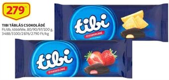 Tibi Táblás csokoládé 80-100g