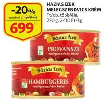 Auchan Házias ízek melegszendvics krém 290 g ajánlat
