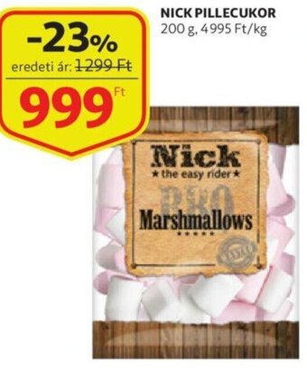 Auchan Nick Pillecukor 200 g ajánlat