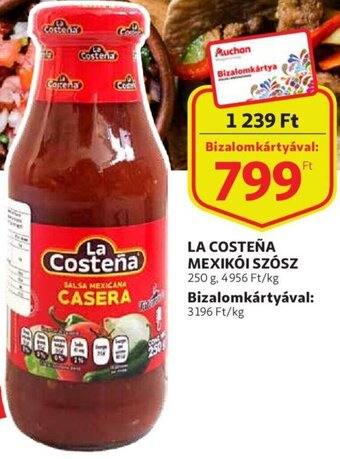 Auchan La Costeña mexikói szósz 250 g ajánlat