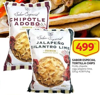 Auchan Sabor Especial tortilla chips 120 g ajánlat